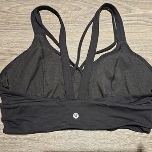 Lululemon Pushing Limits Bra Black Size 10